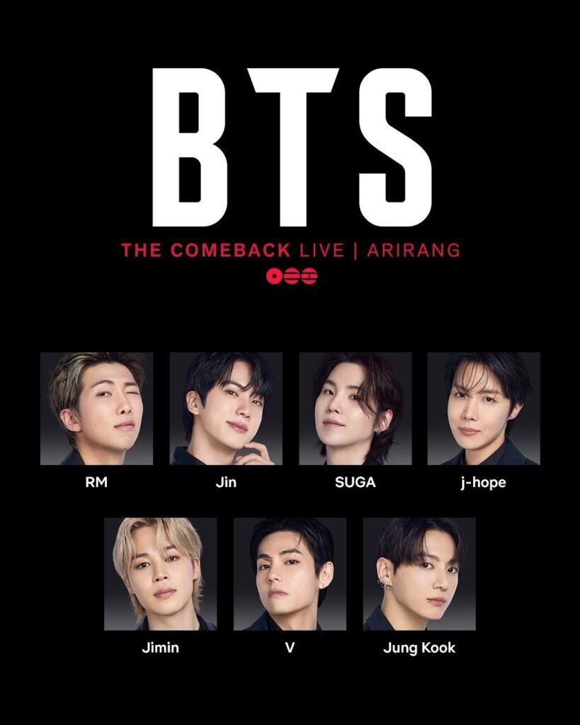 BTS THE COMEBACK LIVE – ARIRANG